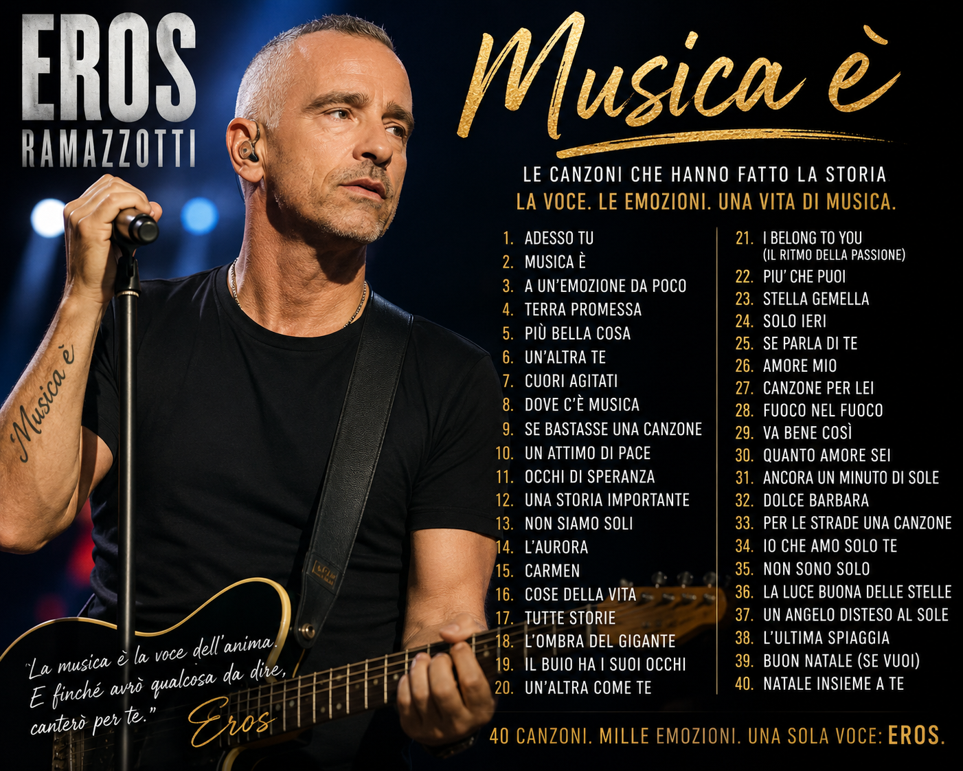 La "Musica è "di Eros Ramazzotti